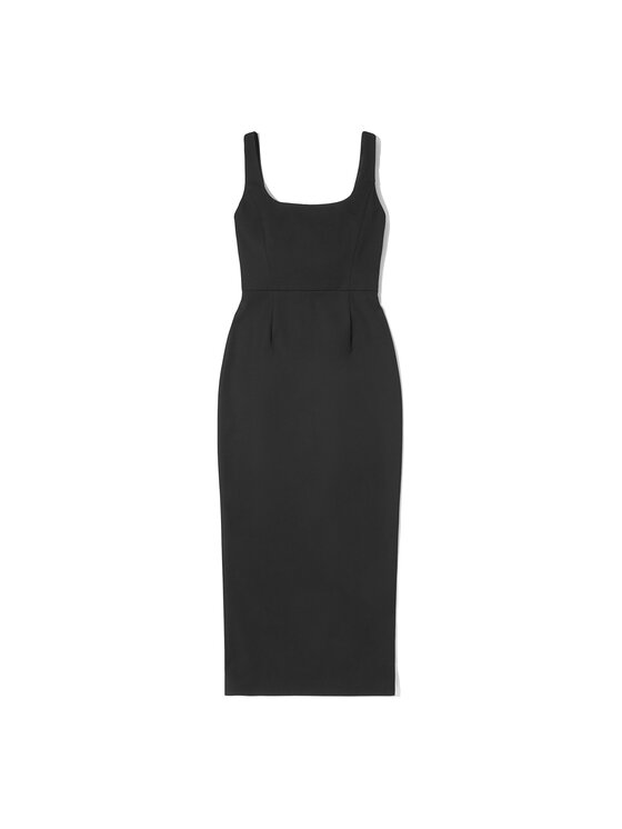 La Mania La Mania Vestito da giorno AMELIE Nero Classic Fit