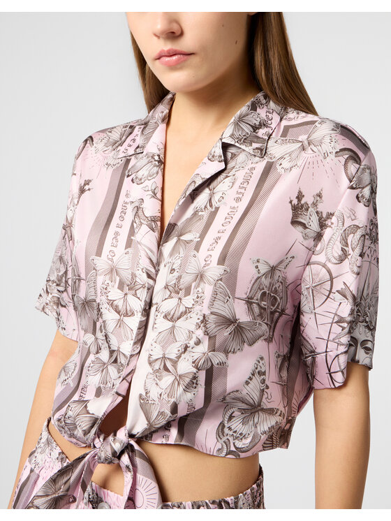 PHILIPP PLEIN PHILIPP PLEIN Camicia 29748 Rosa Fitted Fit