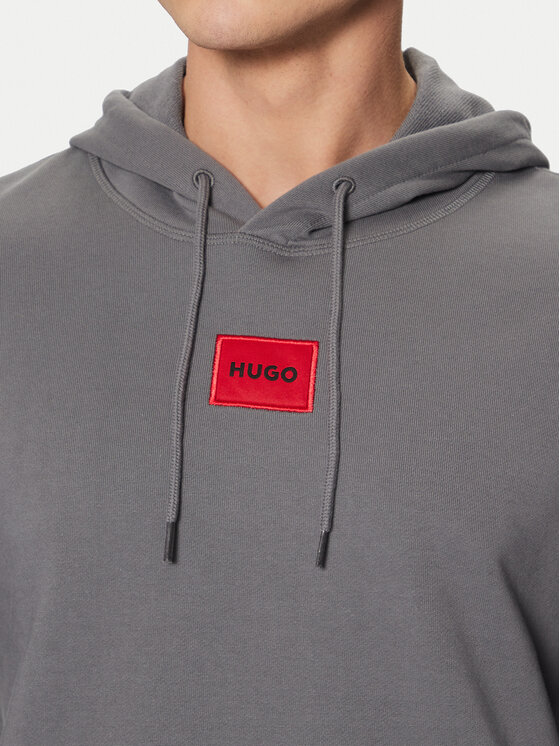 HUGO HUGO Felpa Daratschi214 50458700 Grigio Regular Fit