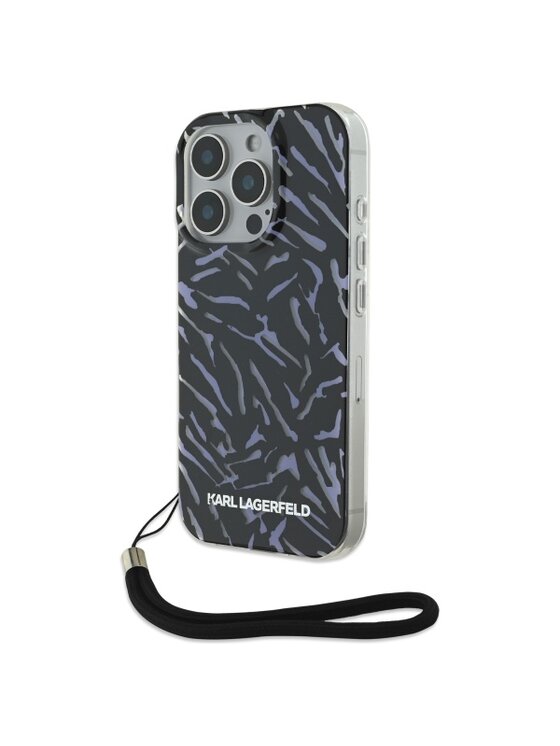 KARL LAGERFELD KARL LAGERFELD Etui na telefon Zebra With Cord Fioletowy