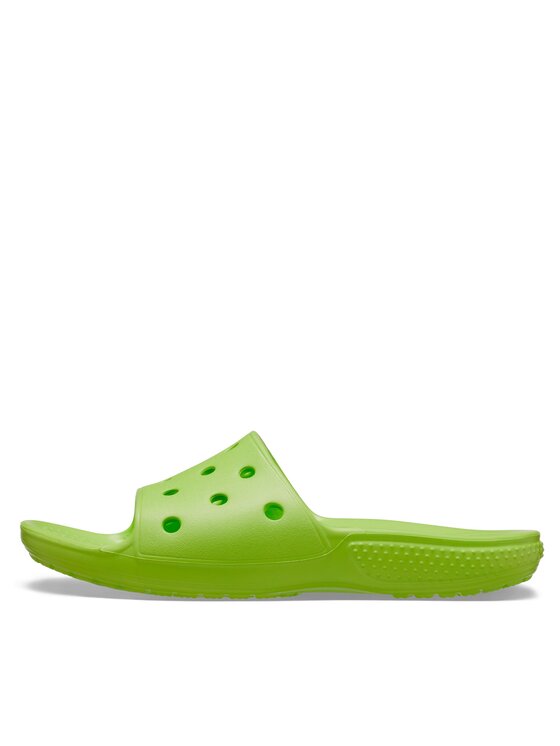 Crocs Crocs Klapki Classic Slide Kids 206396 Zielony