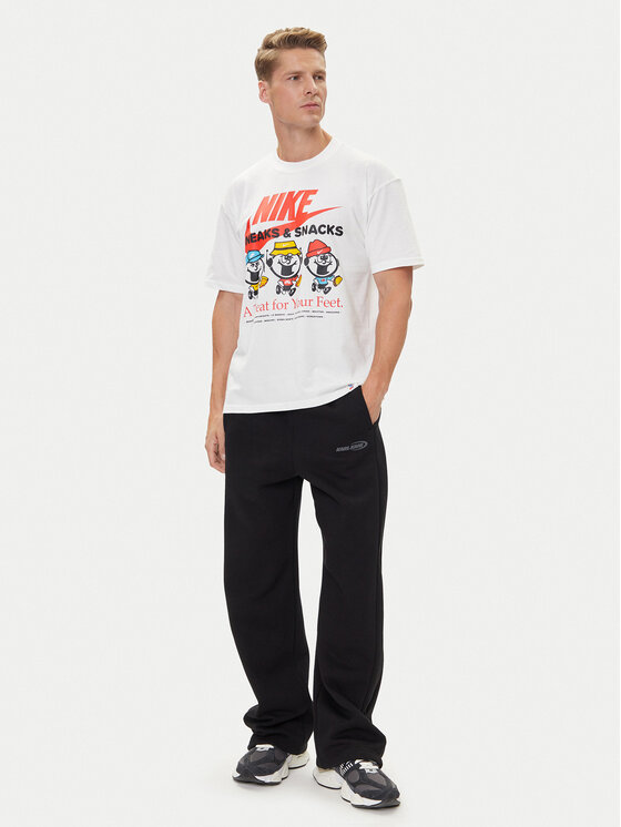 Nike Nike T-krekls HJ0754 Balts Regular Fit