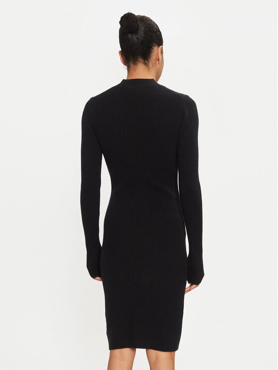 Calvin Klein Calvin Klein Kootud kleit K20K207499 Must Slim Fit