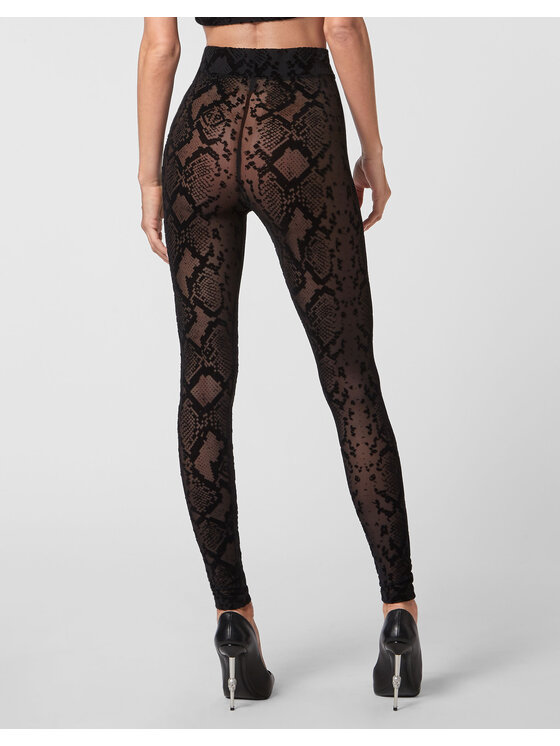 PHILIPP PLEIN PHILIPP PLEIN Legíny 1577 Čierna Skin Tight Fit