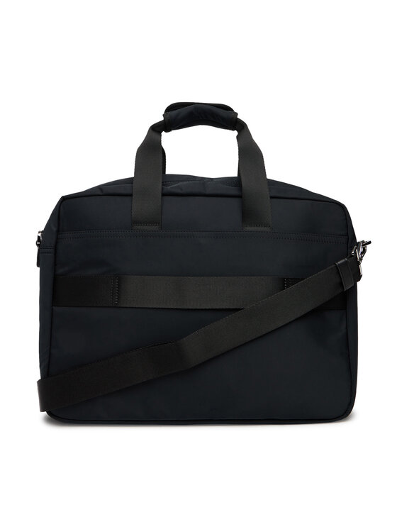Tommy Hilfiger Tommy Hilfiger Torba za laptop Th Nylon Workbag AM0AM13619 Crna