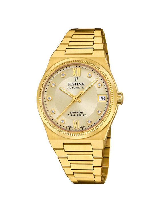 Festina Festina Zegarek F20033-2 Złoty