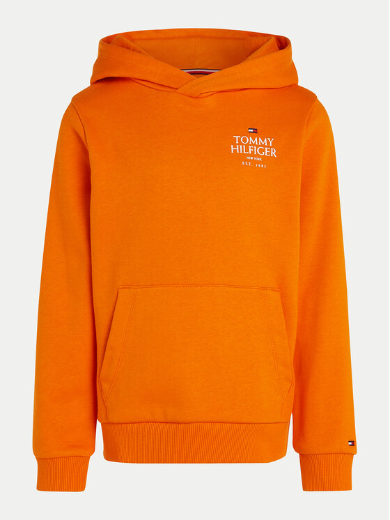 Tommy Hilfiger Tommy Hilfiger Džemperis Logo Print KB0KB09193 Oranžinė Regular Fit