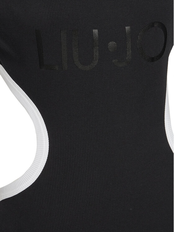 Liu Jo Liu Jo Φόρεμα καλοκαιρινό VA5043 J4822 Μαύρο Regular Fit