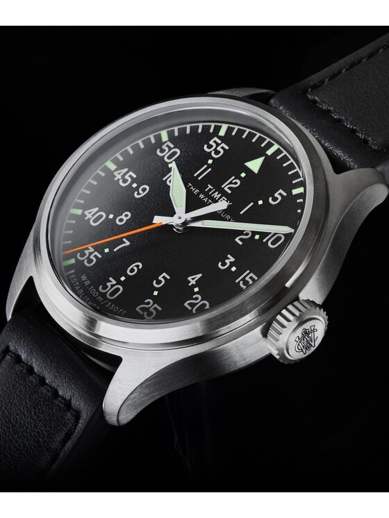 Timex Timex Hodinky TW2Y70400 Černá