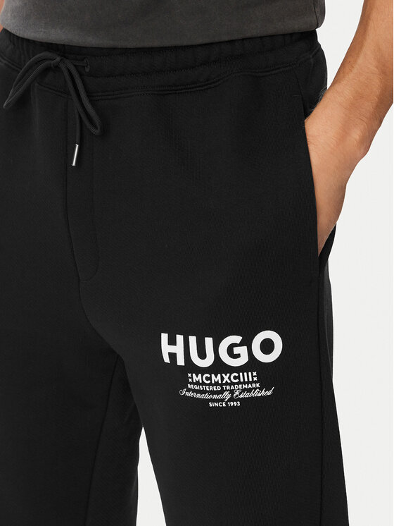 HUGO HUGO Jogginghose Nevez 50510734 Schwarz Loose Fit
