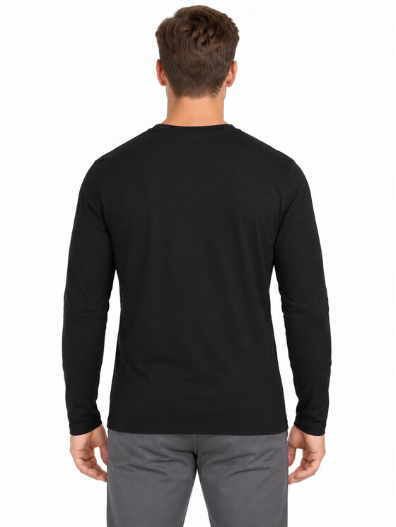4F 4F Longsleeve 4FWAW26TLONM0756-20S Nero Basic Fit