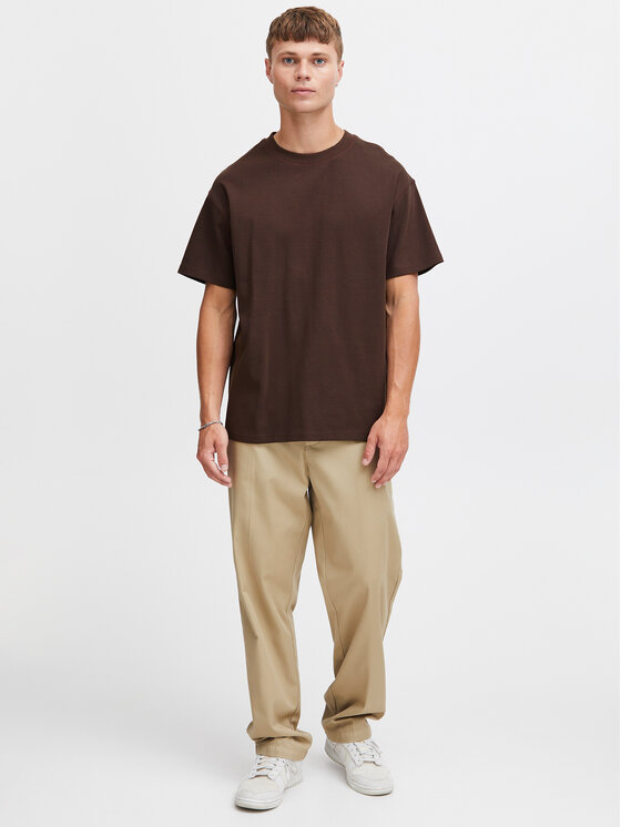 Solid Solid T-särk 21107307 Pruun Boxy Fit