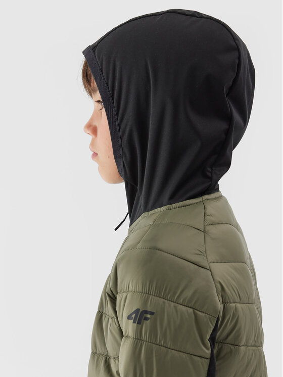 4F 4F Pohodna jakna 4FJAW23TTJAM282 Khaki Regular Fit