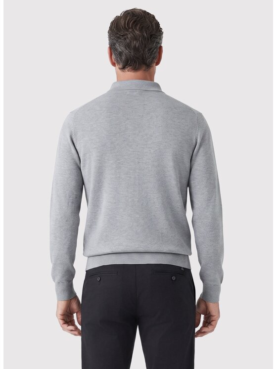 Pako Lorente Pako Lorente Sweter P26WF-2X-005 Szary Regular Fit