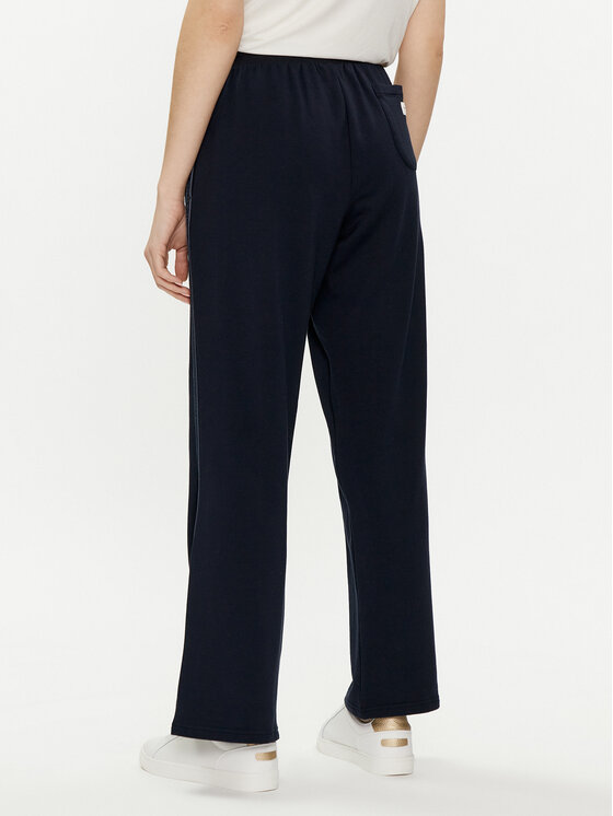 Tommy Hilfiger Tommy Hilfiger Melegítő alsó UW0UW04771 Sötétkék Relaxed Fit