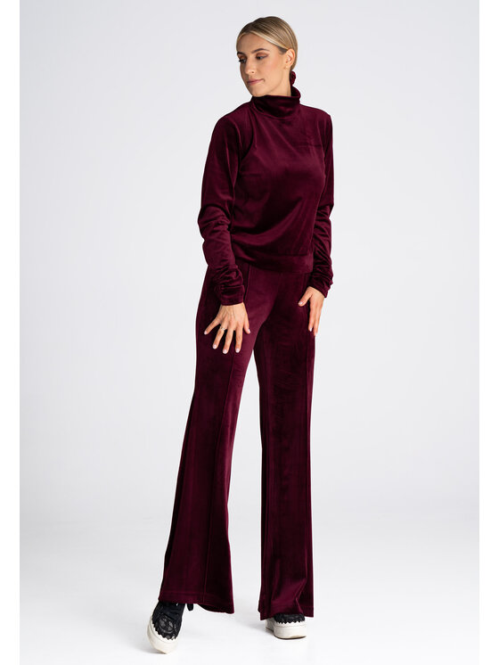 FIGL FIGLFIGL Felpa M967 Bordeaux Regular Fit