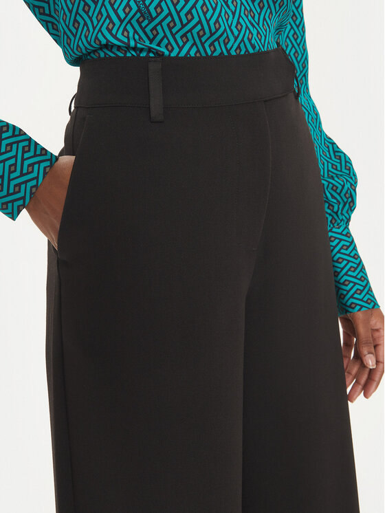 Fracomina Fracomina Pantaloni palazzo FR24WV3004W50901 Nero Wide Leg