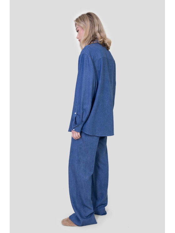 Me complete Me complete Koszula jeansowa Koszula Royce Denim Granatowy Oversize
