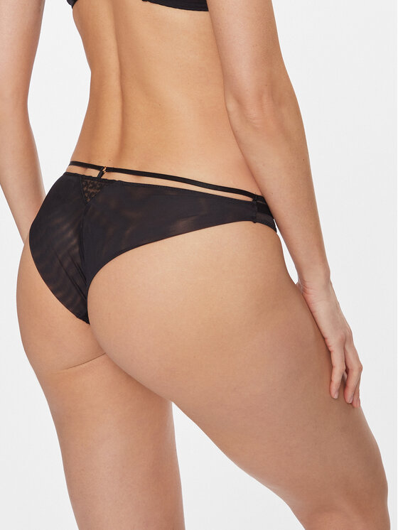 Chantelle Chantelle Brazilské kalhotky Monogram C11ZA1 Černá