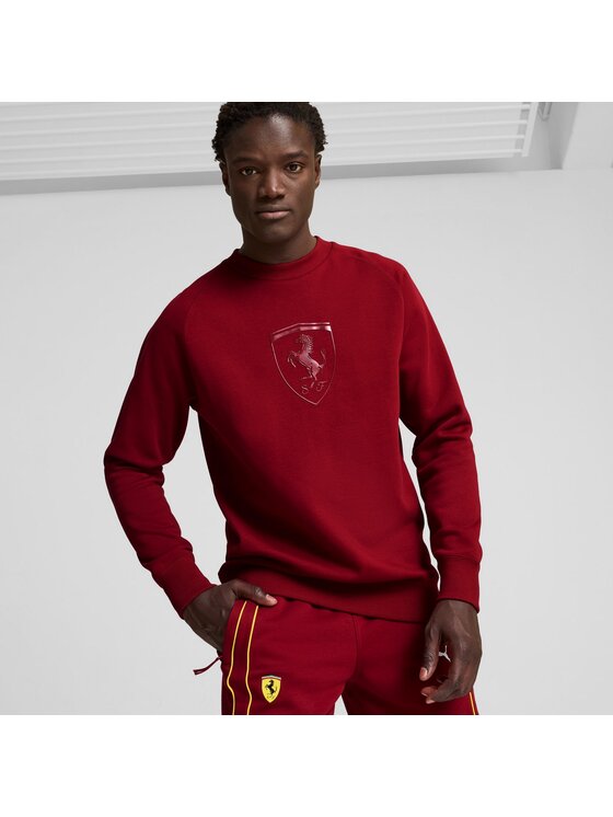 Puma Puma Bluza 628434 Czerwony Regular Fit