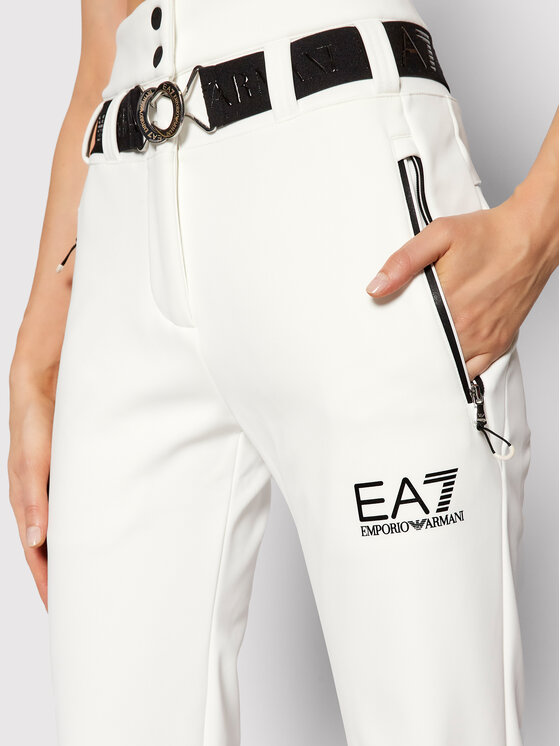 EA7 Emporio Armani EA7 Emporio Armani Teplákové kalhoty 6KTP03 TN8HZ 1150 Bílá Regular Fit