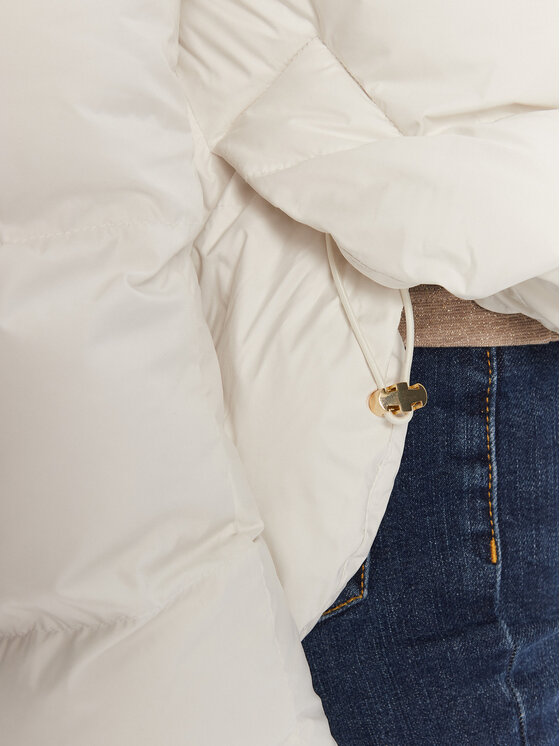 PINKO PINKO Μπουφάν χειμωνιάτικο 101602 A2P6 Λευκό Regular Fit