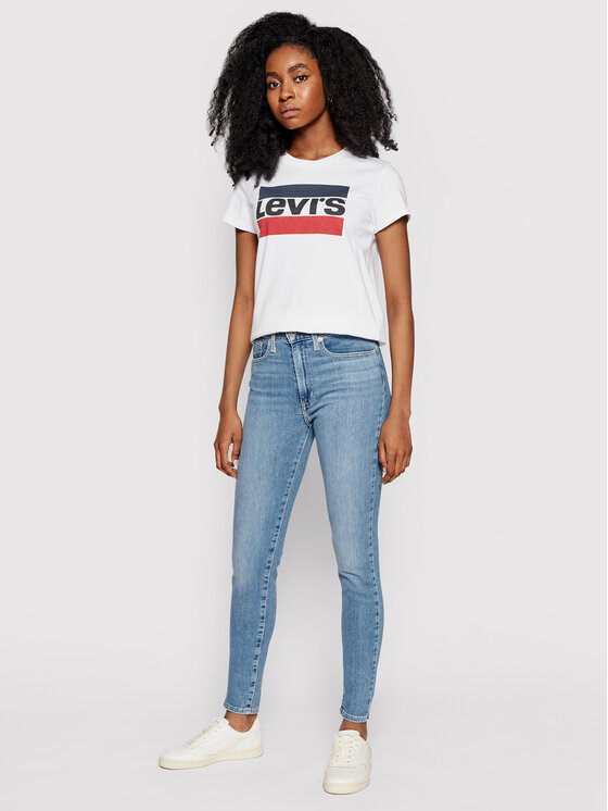 Levi's® Levi's® T-Shirt The Perfect Graphic Tee 17369-0297 Weiß Regular Fit