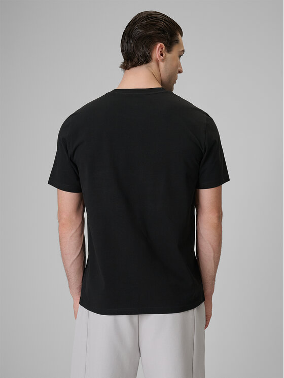 4F 4F T-Shirt COMMERCIAL 3 Czarny Regular Fit