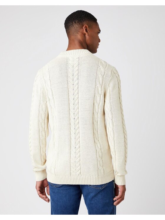 Wrangler Wrangler Maglione HEMP KNIT Beige Regular Fit