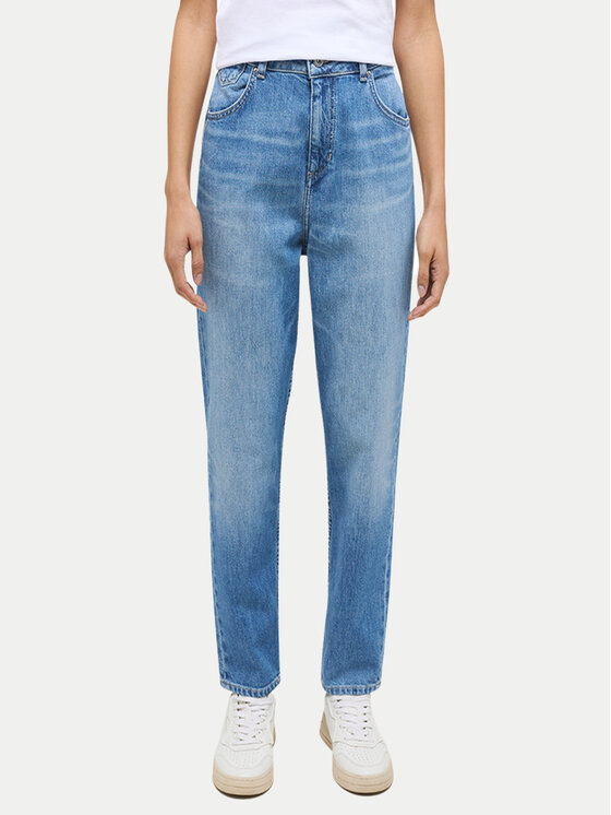 Mustang Mustang Jeans hlače Charlotte 1013598 Modra Mom Fit