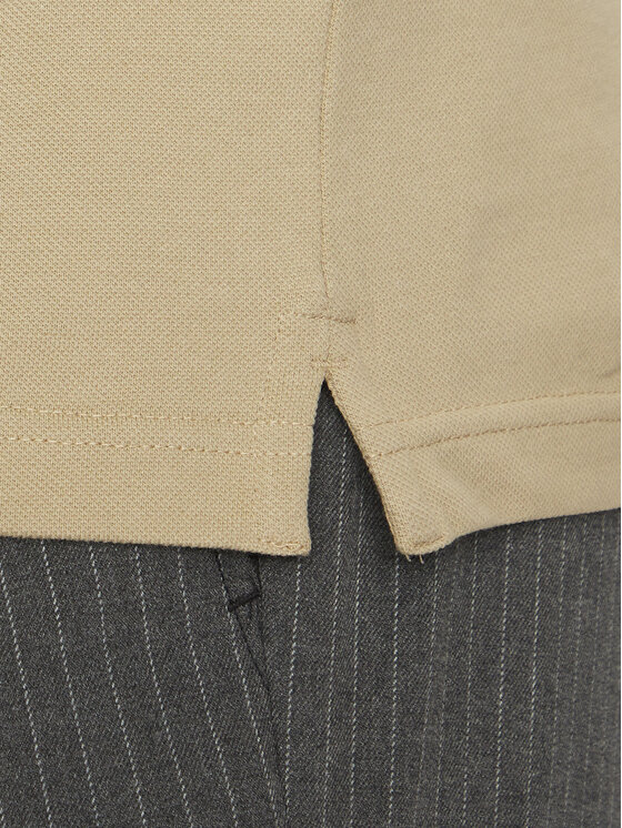 Calvin Klein Calvin Klein Polo K10K111196 Beżowy Slim Fit