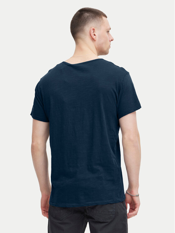 Blend Blend Тишърт 20717013 Тъмносин Regular Fit