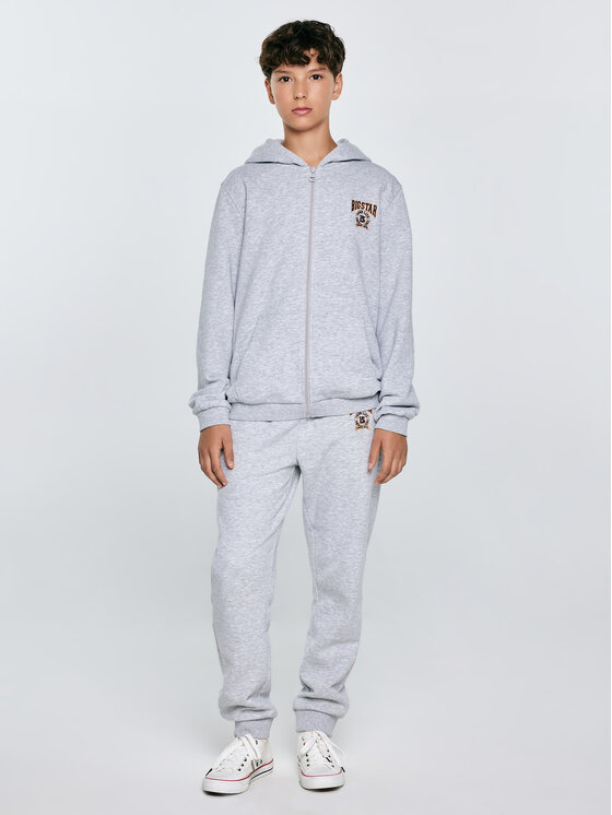 BIG STAR BIG STAR Bluza ARON Szary Basic Fit