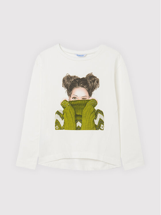 Blusa 7085 Bianco Regular Fit