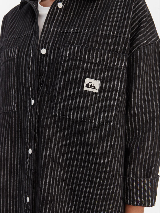 Quiksilver Quiksilver Hemdkleid Iced Age EQWWD03120 Grau Oversize