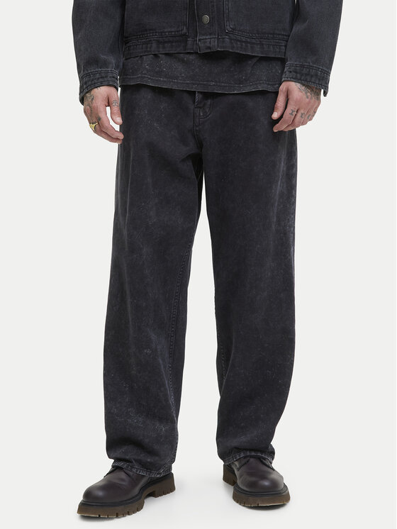 Jack&Jones Jack&Jones Traperice Alex Smith 12282731 Crna Wide Leg