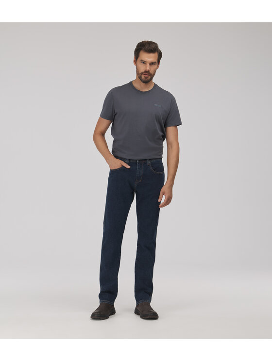 Lee Cooper Lee Cooper Jeansy LC7504 Granatowy Tapered Leg
