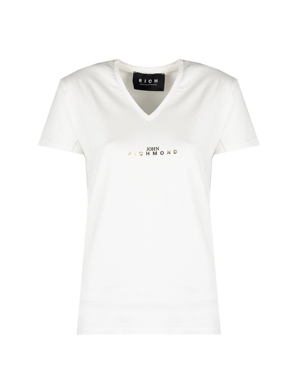 John Richmond John Richmond T-shirt HWP25045TS Bianco Regular Fit