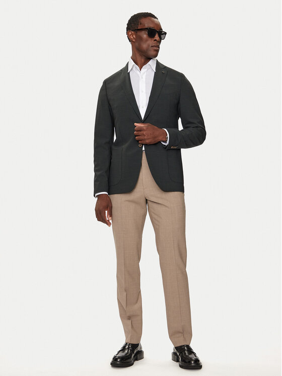 Michael Kors Michael Kors Marynarka MK0SB01003 Zielony Slim Fit