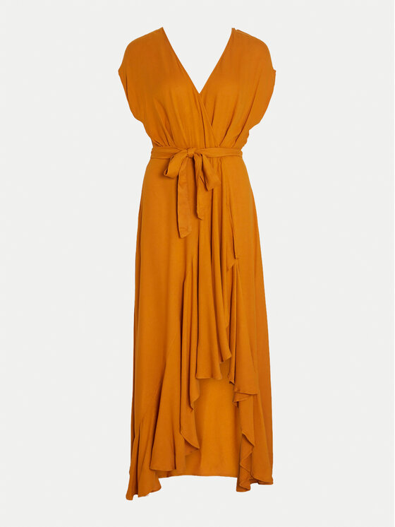 Vila Vila Kleid für den Alltag Henrisse 14096205 Orange Regular Fit