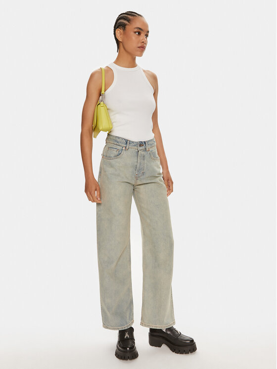 HUGO Hugo Top Styl The Plain 50515651 Bílá Slim Fit