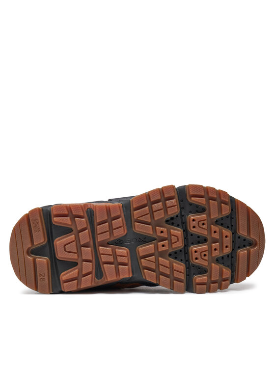 Geox Geox Kozačky J Flexyper Plus Boy J36LCD 0MEFU CR69B M Hnědá