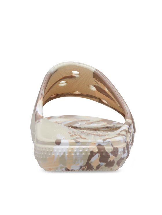 Crocs Crocs Klapki Classic Marbled Slide 206879 Beżowy