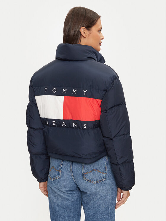 Tommy Jeans Tommy Jeans Pernata jakna Alaska DW0DW18820 Tamnoplava Relaxed Fit