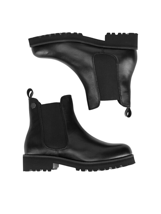 MEXX MEXX Kotníková obuv s elastickým prvkem MICP1710743W PUR MOBI Černá