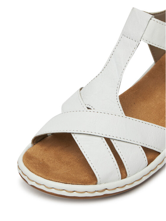 Rieker Rieker Sandali 65919-80 Bela