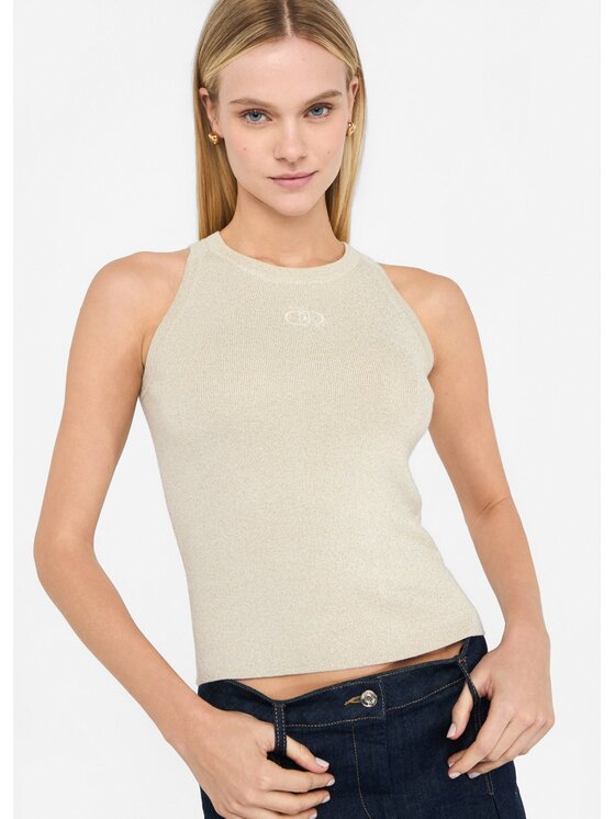 Liu Jo Liu Jo Maglione UF5277MA76Q04120 Bianco Slim Fit