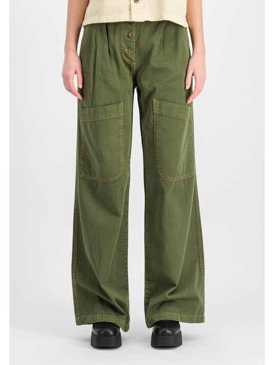 Alpha Industries Alpha Industries Spodnie cargo Sailor Pant Women Zielony Relaxed Fit