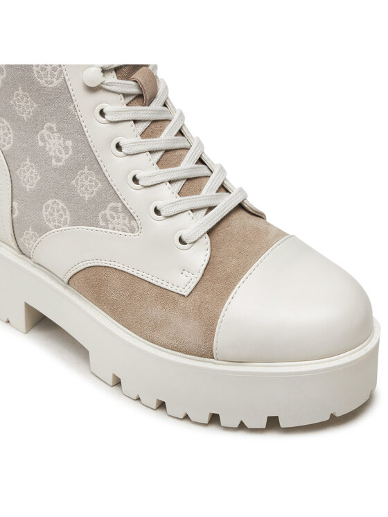 Guess Guess Kotníková obuv Vaina2 FLTSL2 ELE10 Écru