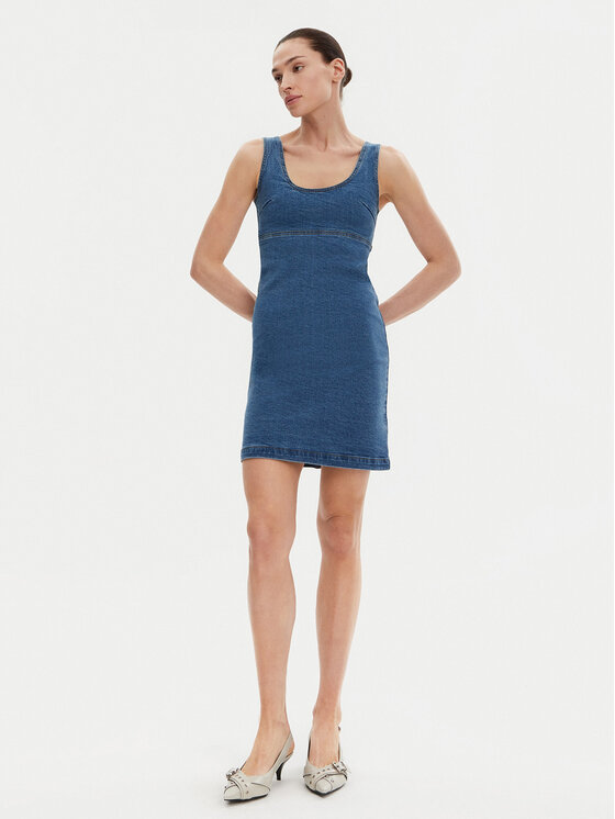 Silvian Heach Silvian Heach Φόρεμα τζιν GPP25298VE Μπλε Slim Fit